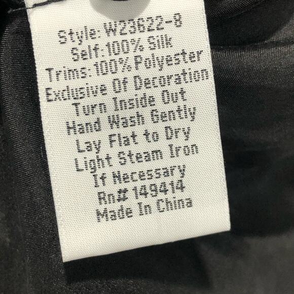 Johnny Was Women's Alexandria Embroidered Relaxed Silk Shirt Size L - Picture 9 of 10